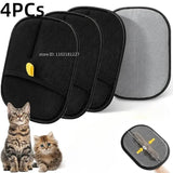 Guante quitapelos para mascotas, pack de 4 unidades