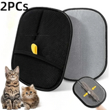 Guante quitapelos para mascotas, 2 piezas